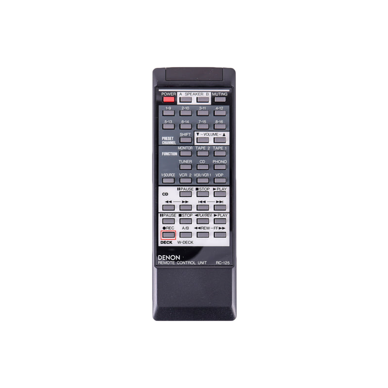 DENON RC-125 OEM GENUINE REMOTE CONTROL