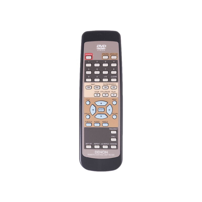 DENON DVD-1000 DVD-1500 OEM GENUINE RC-543 REMOTE CONTROL